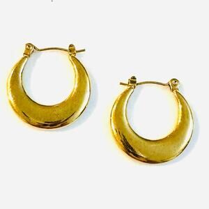 Gold Chunky hoop earrings